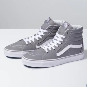 New Vans Sk8-Hi Frost Grey Men’s Size 10